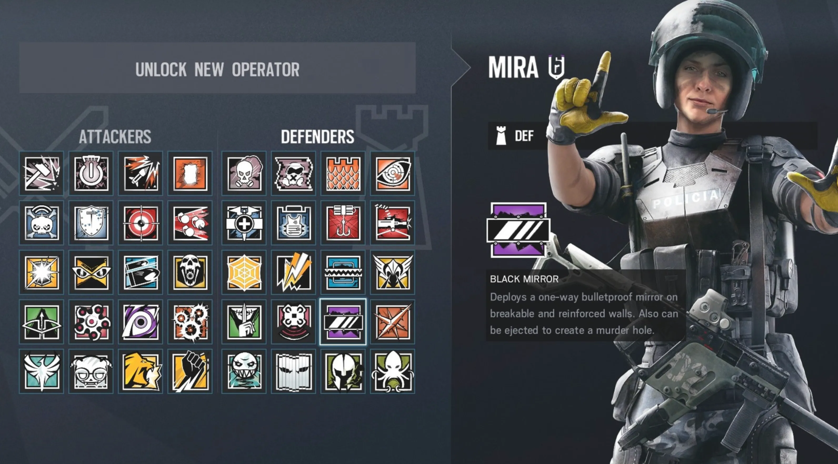 how to play mira in r6